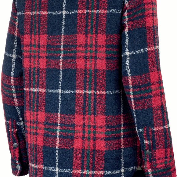 Picture Organic Bemidji Jacket Men's Medium M RED PLAID boucle, fleece interior - Picture 5 of 5